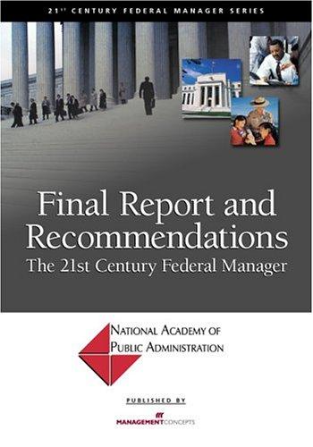 Final Report and Recommendations