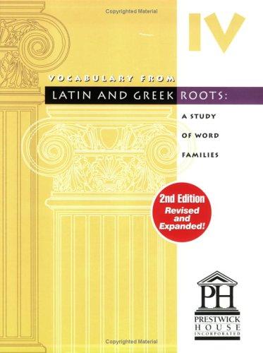 Vocabulary from Latin and Greek Roots