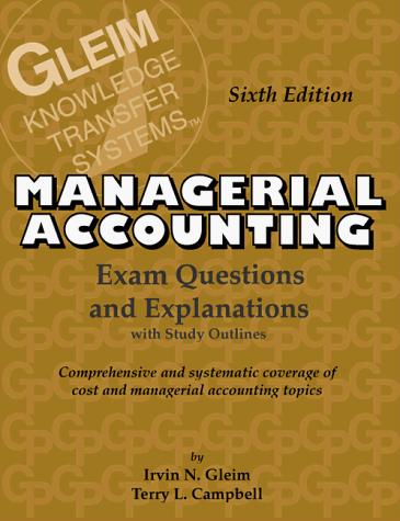 Managerial Accounting