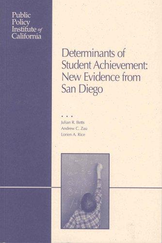 Determinants of Student Achievement
