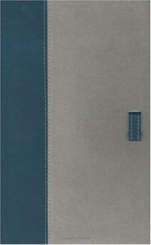 Holman Christian Standard Bible Ultrathin Duo Blue Gray Tab with Index