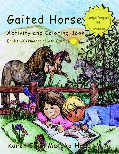 Gaited Horse Activity and Coloring Book