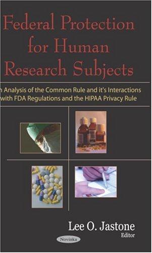 Federal Protection for Human Research Subjects