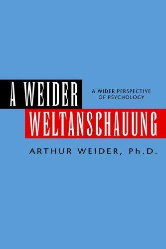 A WEIDER WELTANSCHAUUNG