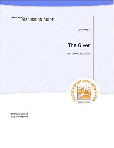 Student's Discussion Guide to The Giver