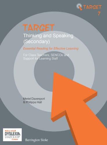 Thinking and speaking in secondary schools