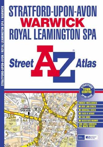 A-Z Stratford-upon-Avon, Warwick and Royal Lemmington Spa Street Atlas