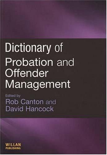 Dictionary of Probation and Offender Management
