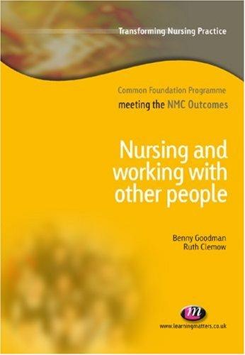 Nursing and working with other people