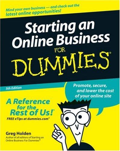 Starting an Online Business For Dummies