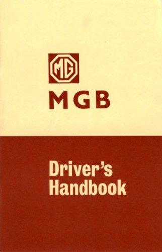 MG MGB Tourer Owner's Handbook