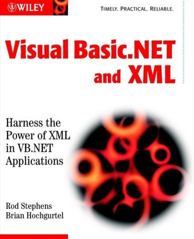 Visual Basic .NET and XML