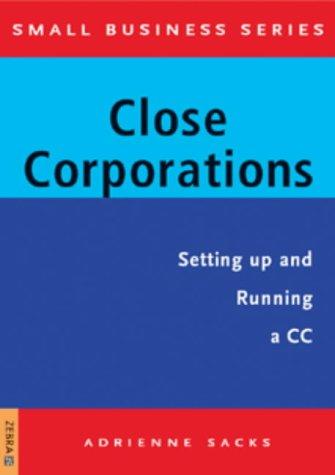 Close Corporations (Small Business)