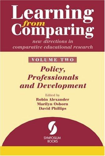 Policy, Professionals and Development