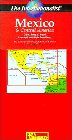 Road Map of Mexico and Central America. Easy to Read Maps for Safe and Enjoyable Travel