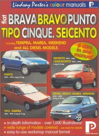Fiat Brava, Bravo, Cinquecento, Marea, Punto, Seicento, Tipo