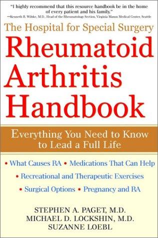 The hospital for special surgery rheumatoid arthritis handbook