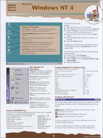 Microsoft Windows NT 4.0 Quick Source Guide