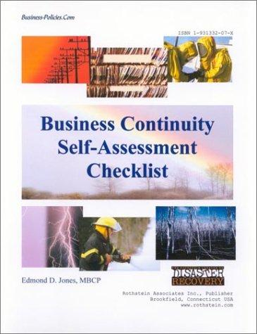 Business Continuity Program Self-Assessment Checklist