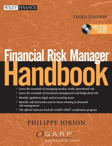 Financial risk manager handbook