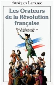 Les orateurs de la révolution française