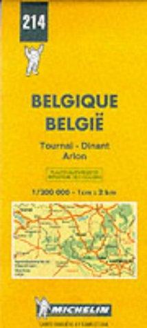 Michelin Tournai/Dinant/Arlon, Belgium & Luxembourg Map No. 214