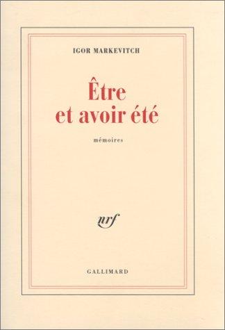 Etre et avoir été