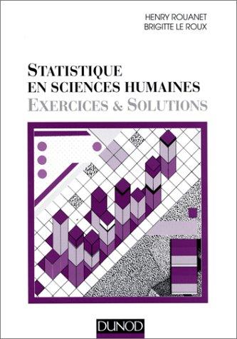 Statistique en sciences humaines