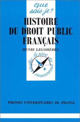 Histoire du droit public français