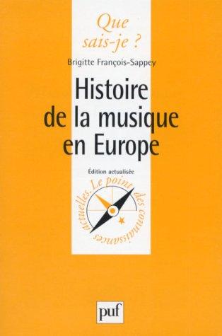 Histoire de la musique en Europe
