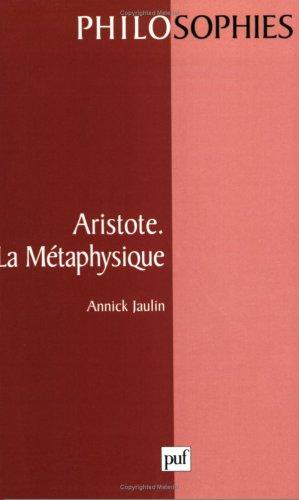 Aristote, La métaphysique