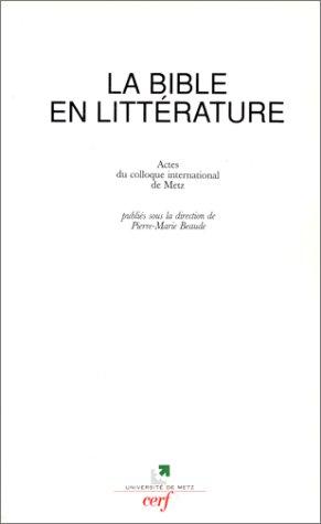 La Bible en littérature