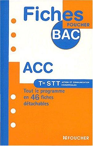 Fiches BAC Foucher