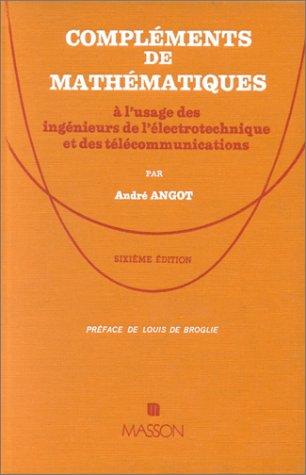 Compléments de mathématiques