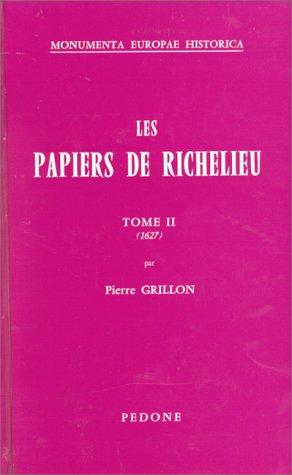 Les papiers de Richelieu, tome 2