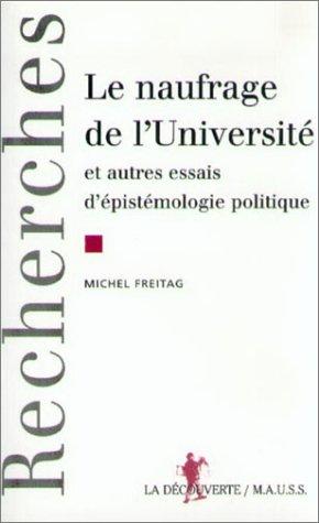 Le naufrage de l'université