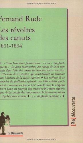 La Révolte des canuts, 1831-1834