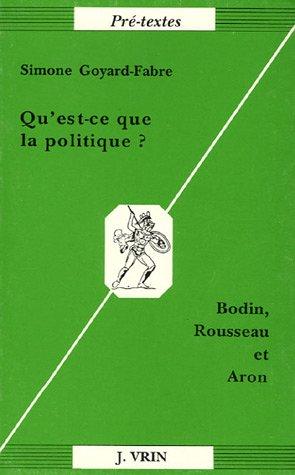 Qu'est-ce que la politique?