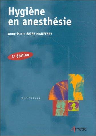 Hygiène en anesthésie
