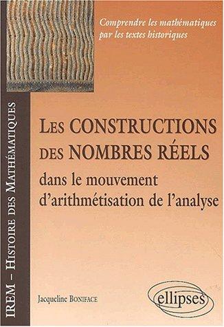 Constructions des nombres reels
