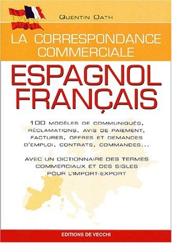 Correspondance commerciale, espagnol-français