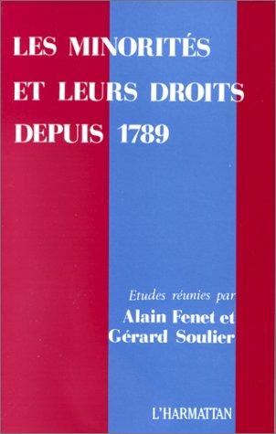 Les MINORITÉS ET LEURS DROITS DEPUIS 1789