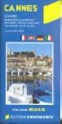 Michelin City Plans Cannes (Blue & Gold Map)