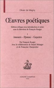 Oeuvres poétiques, tome 1