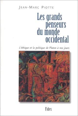 Les grands penseurs du monde occidental