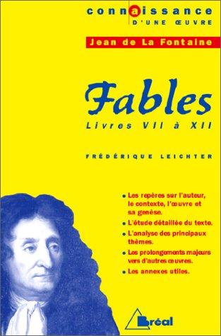 Jean de La Fontaine, Fables