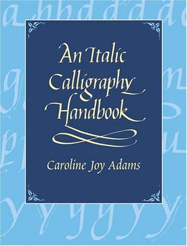 An italic calligraphy handbook