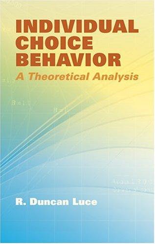 Individual choice behavior