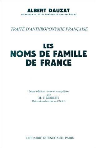 Noms de famille de France (les)