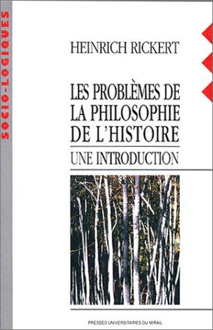 Les problèmes de la philosophie de l'histoire
